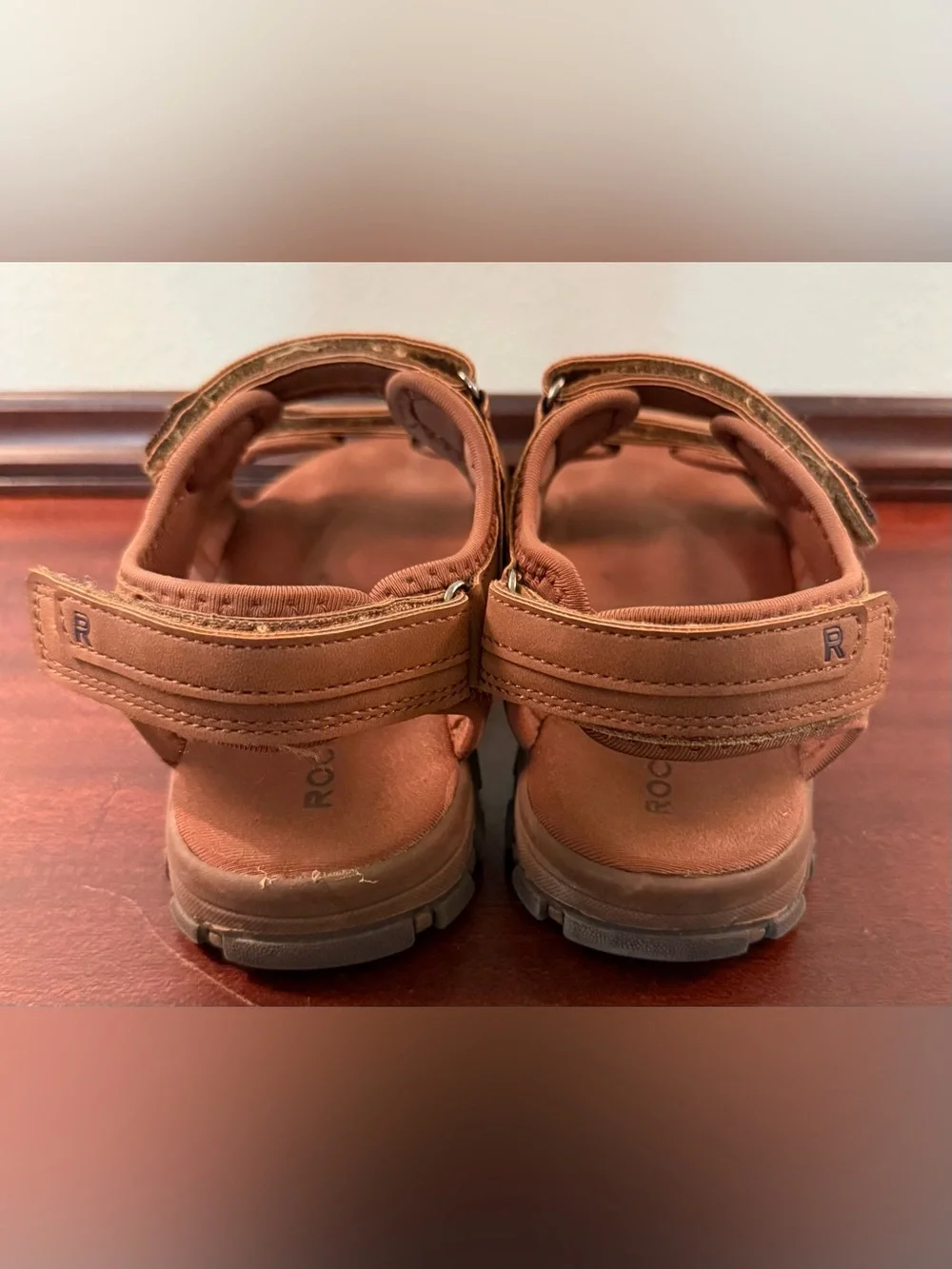 Rockport Kids Brown Adjustable Strap Sandals